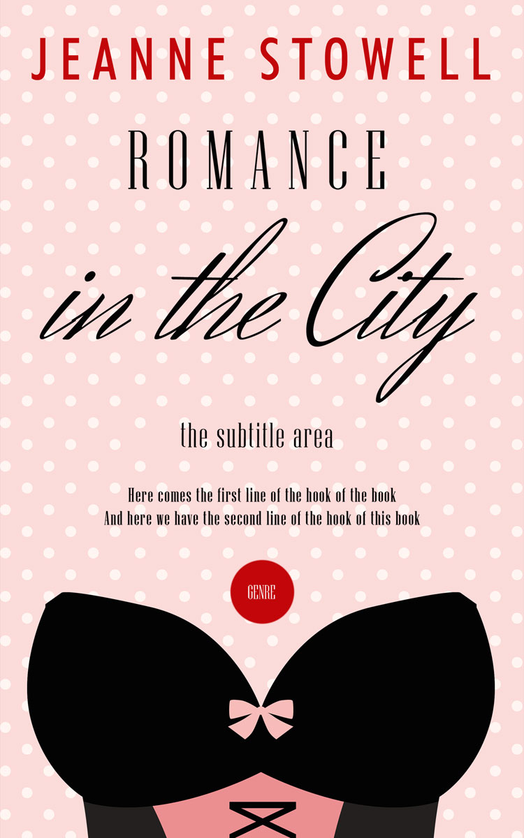 2D view of Premade Romance Book Cover - Cod Gray