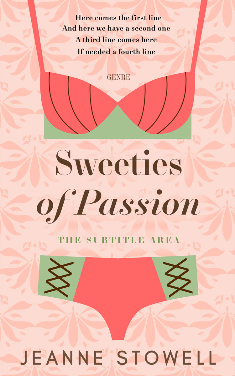 2D view of Mandys Pink #10176 - Premade Abstract Book Cover | BookCoverZone