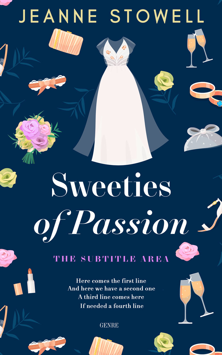 2D view of Premade Romance Book Cover - Blue Whale