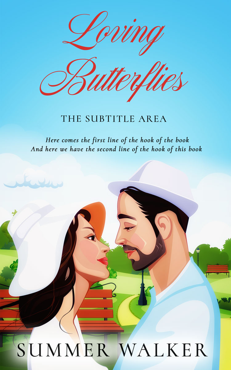 2D view of Botticelli #10195 - Premade Chick Lit Book Cover