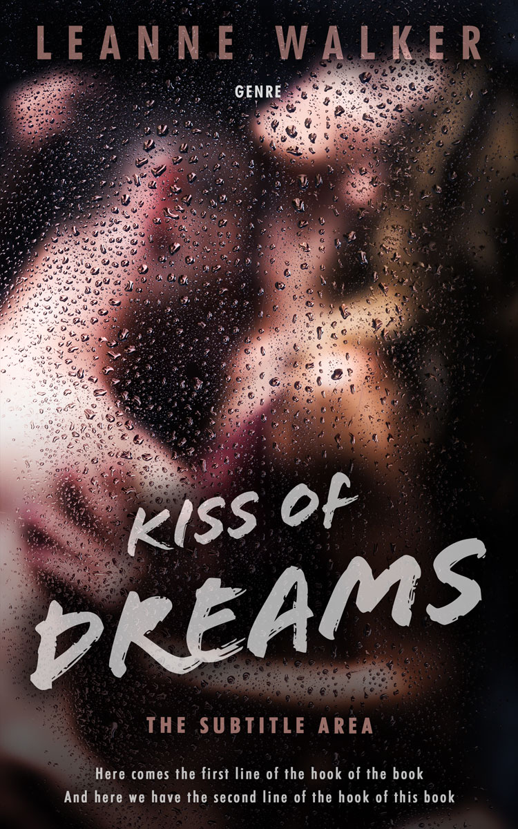 2D view of Premade Erotica Book Cover - Clam Shell