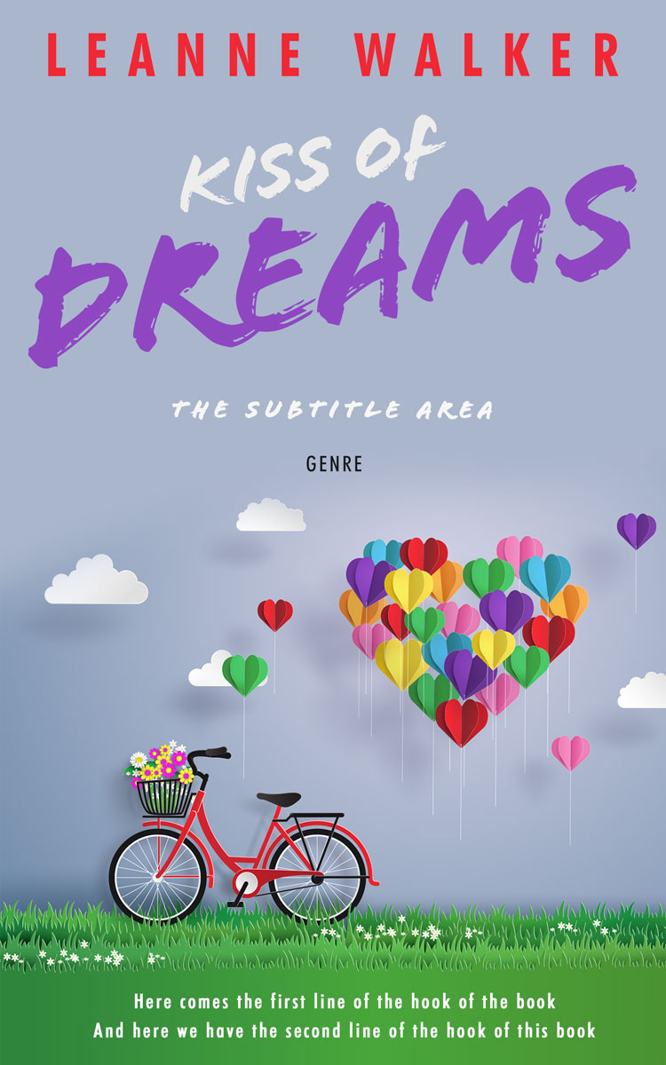 2D view of Cadet Blue #10237 - Premade Romance Book Cover