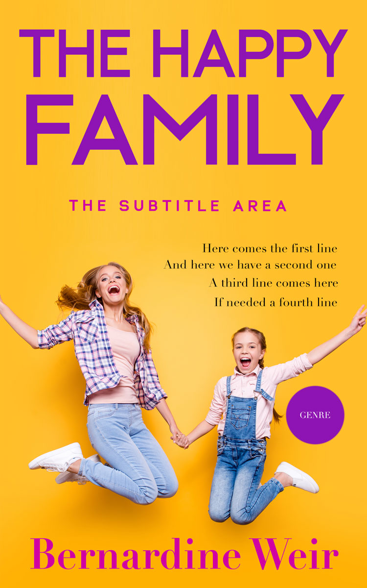 2D view of Lightning Yellow #10257 - Premade Teen & Young Adult Book Cover