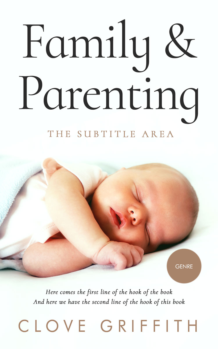 2D view of Premade Family & Parenting Book Cover - Dawn Pink