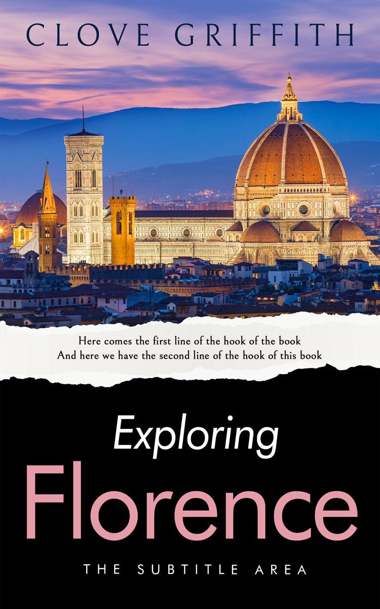 2D view of Premade Travel Book Cover - Bastille