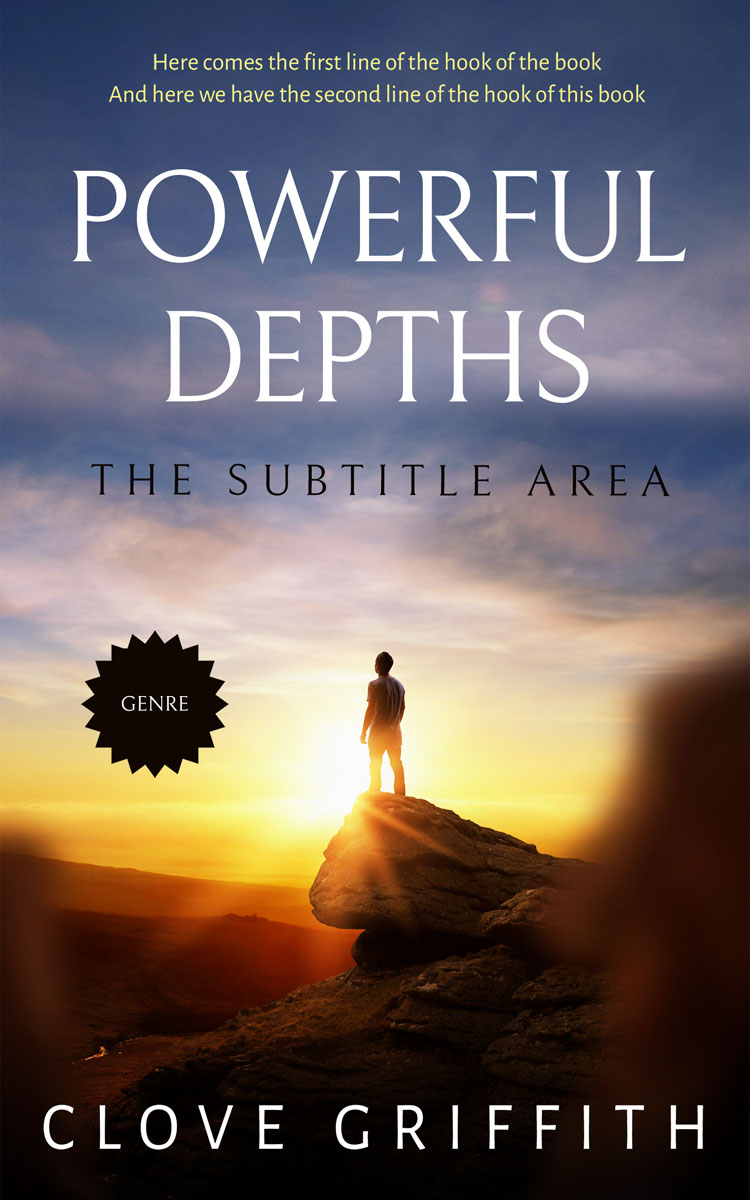 2D view of Comet #10390 - Premade Self-Improvement & Self-Help Book Cover