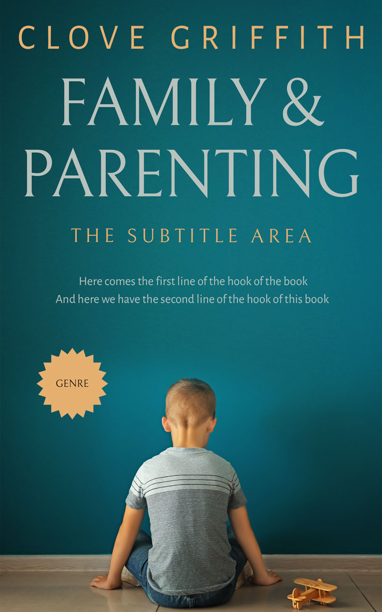 2D view of Eden #10399 - Premade Family & Parenting Book Cover