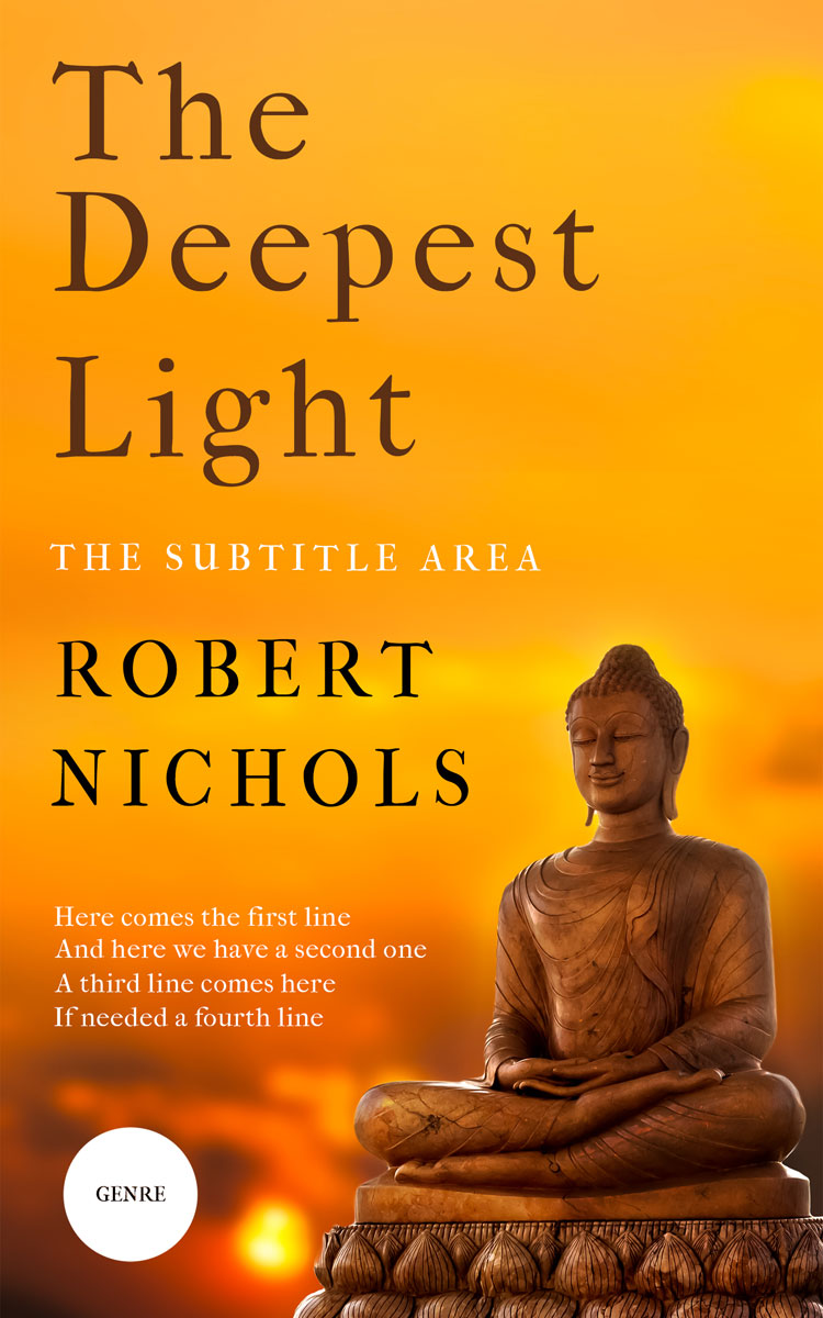 2D view of Buttercup #10418 - Premade Religion & Spirituality Book Cover