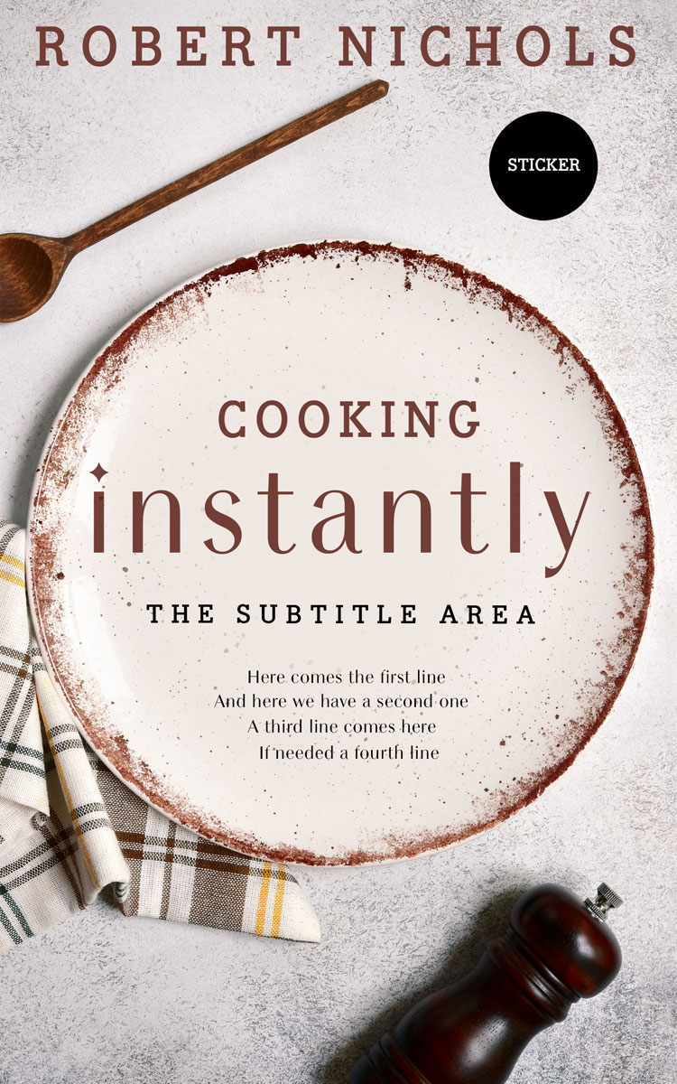 2D view of Swiss Coffee #10437 - Premade Travel Book Cover