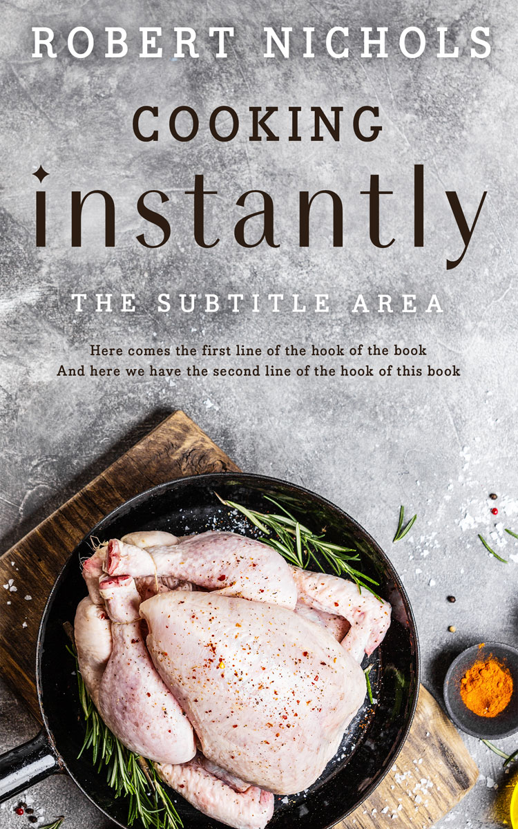 2D view of Pale Slate #10443 - Premade Health & Dieting & Fitness Book Cover