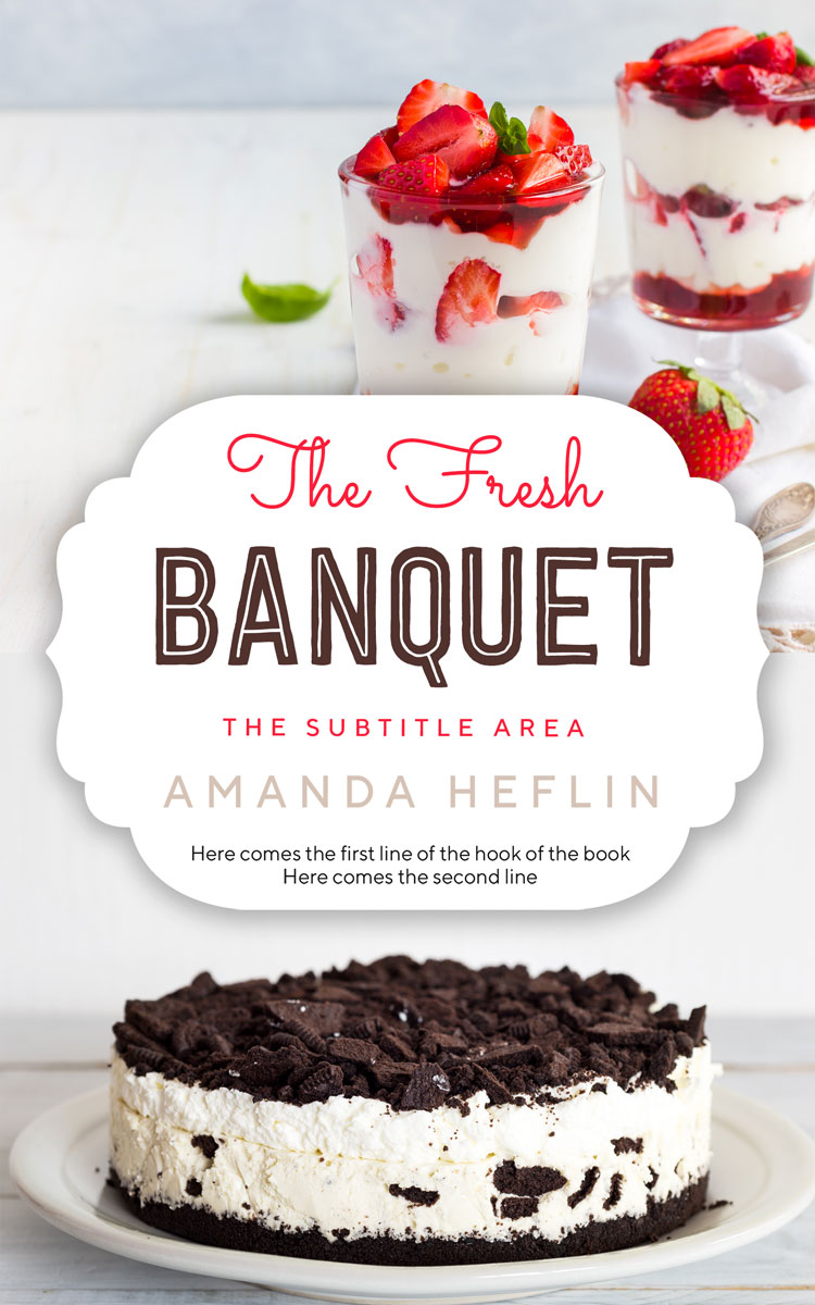 2D view of Premade Cookbooks & Food & Wine Book Cover - Swiss Coffee