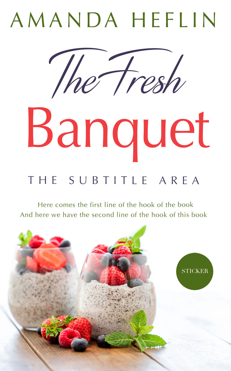 2D view of Wafer #10498 - Premade Health & Dieting & Fitness Book Cover