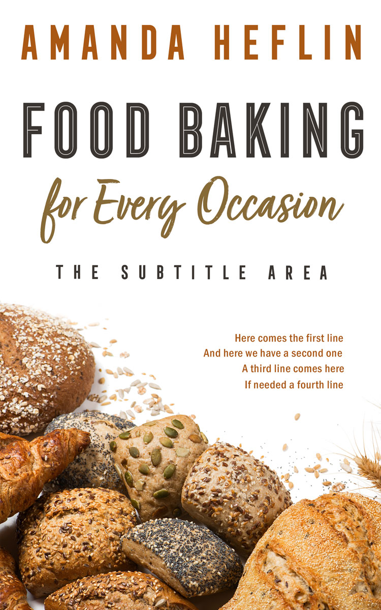 2D view of Driftwood #10509 - Premade Cookbooks & Food & Wine Book Cover