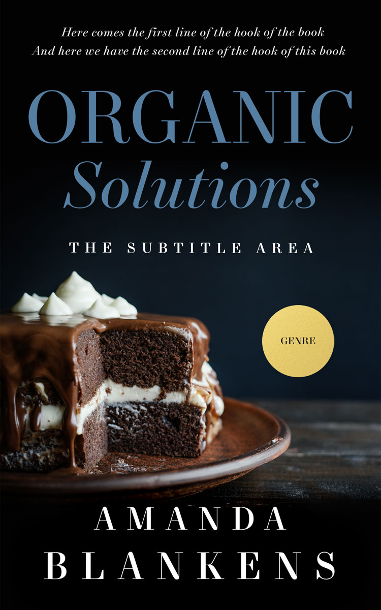 2D view of Premade Cookbooks & Food & Wine Book Cover - Woodsmoke