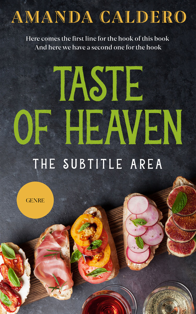 2D view of Premade Cookbooks & Food & Wine Book Cover - Baltic Sea