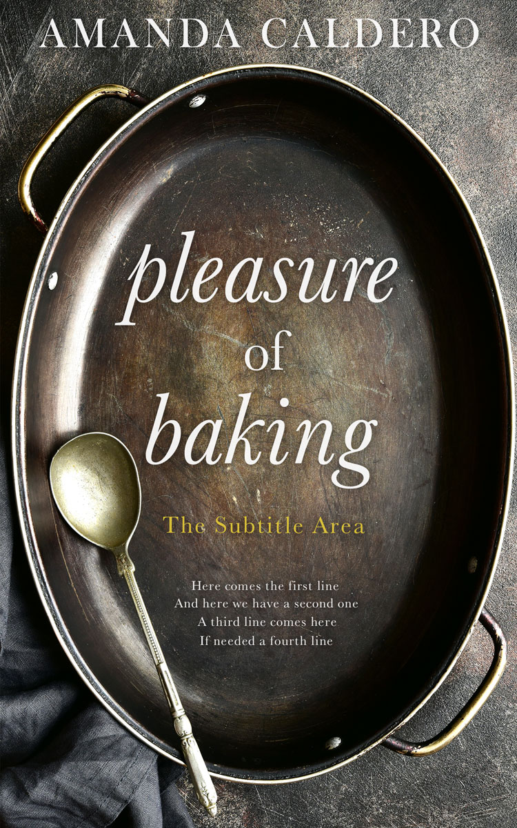 2D view of Premade Cookbooks & Food & Wine Book Cover - Dune