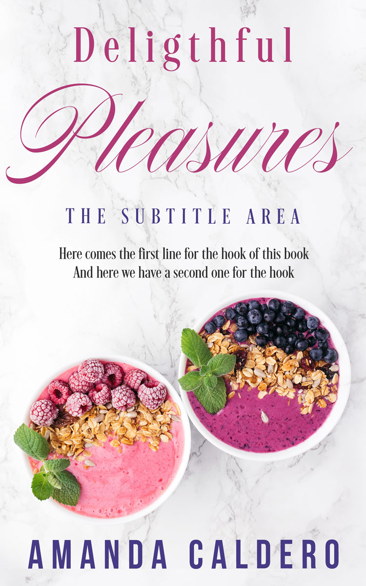 2D view of Bon Jour #10579 - Premade Health & Dieting & Fitness Book Cover