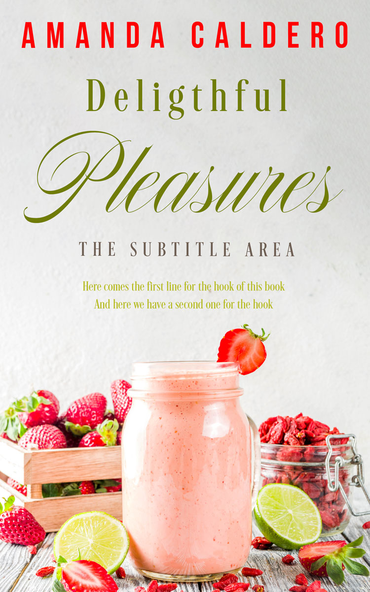 2D view of Premade Cookbooks & Food & Wine Book Cover - Ebb