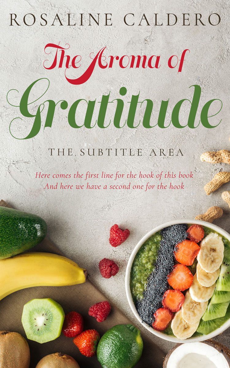 2D view of Swirl #10590 - Premade Health & Dieting & Fitness Book Cover