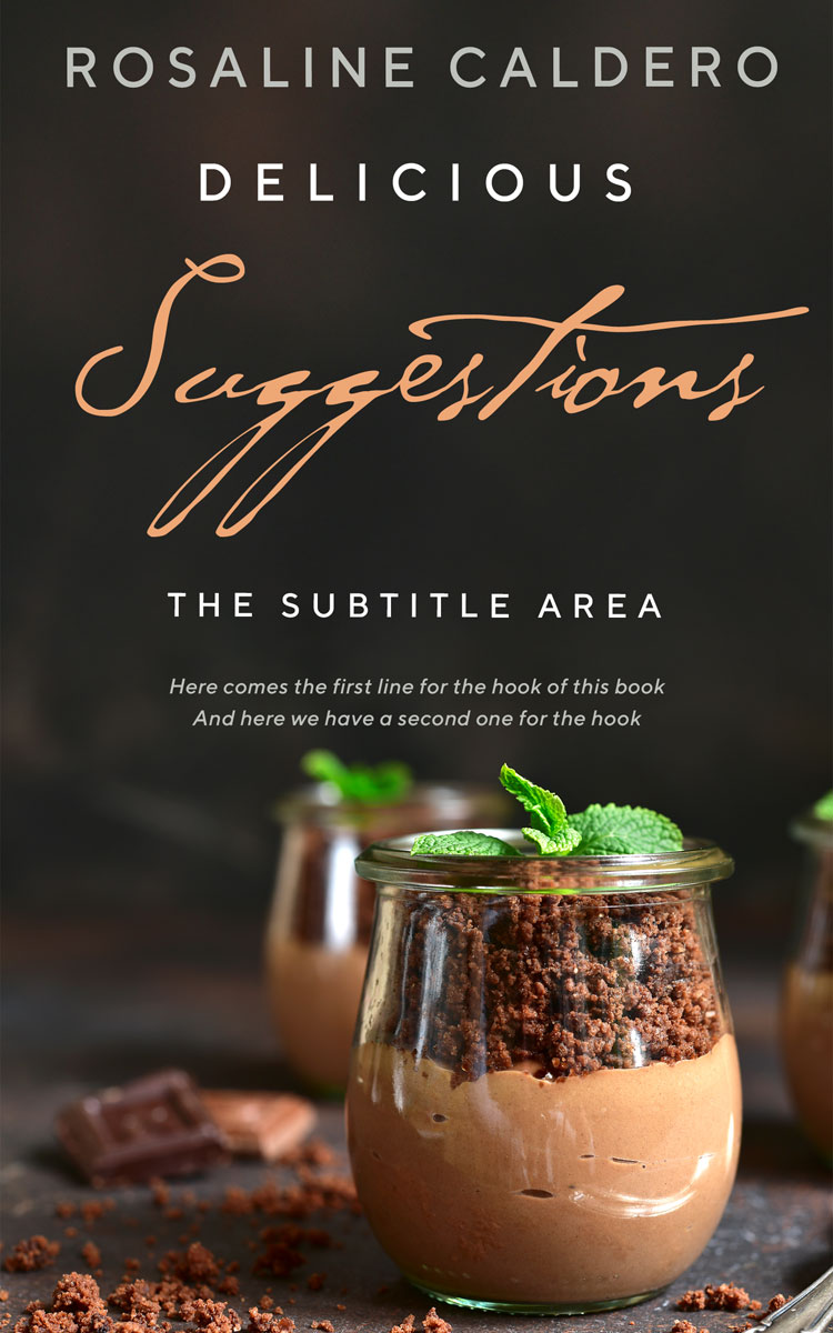 2D view of Premade Cookbooks & Food & Wine Book Cover - Zeus