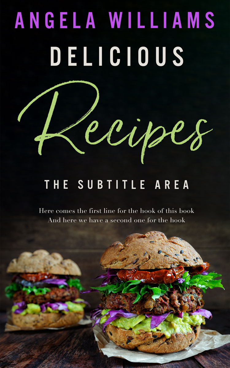 2D view of Premade Cookbooks & Food & Wine Book Cover - Mongoose