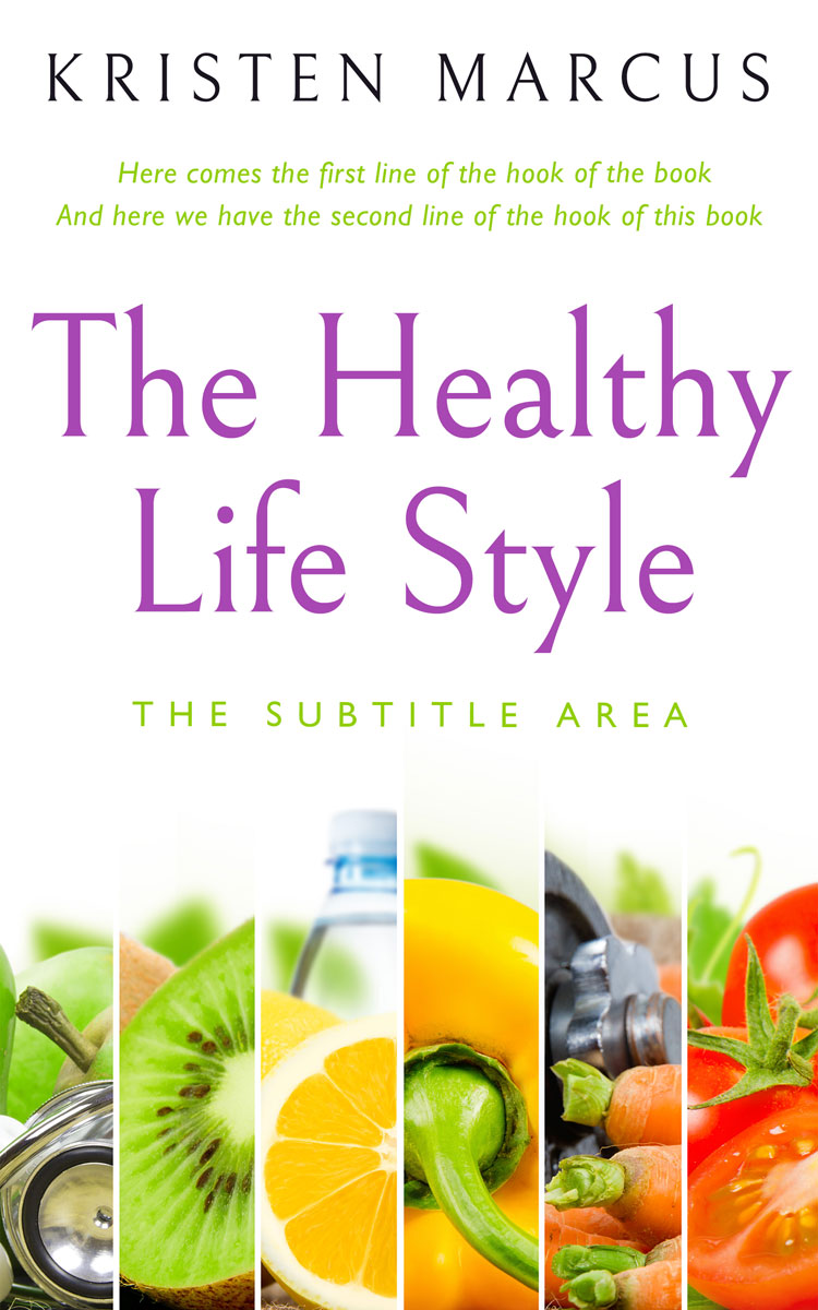 2D view of Premade Health & Mind & Body Book Cover - Hokey Pokey