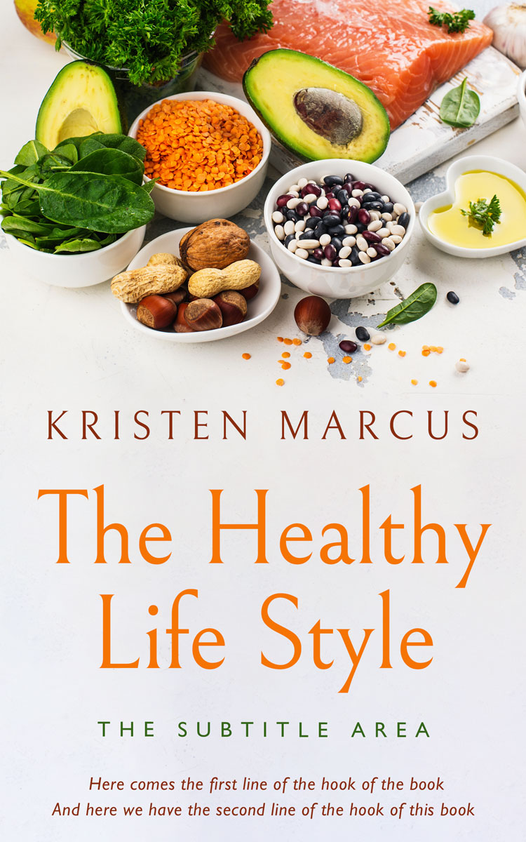 2D view of Ebb #10669 - Premade Health & Mind & Body Book Cover