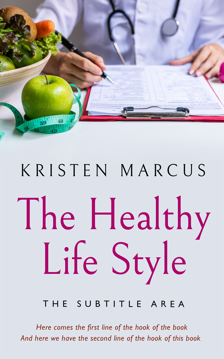 2D view of Premade Health & Dieting & Fitness Book Cover - Mystic