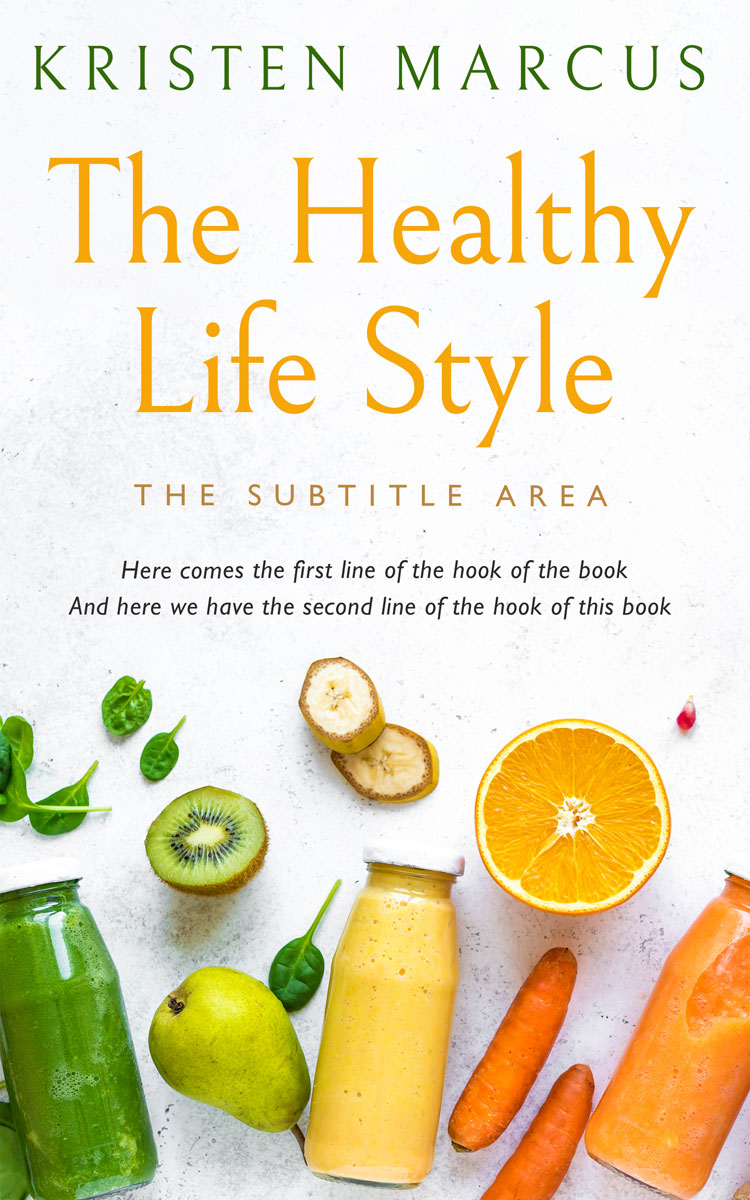 2D view of Desert Storm #10673 - Premade Health & Dieting & Fitness Book Cover