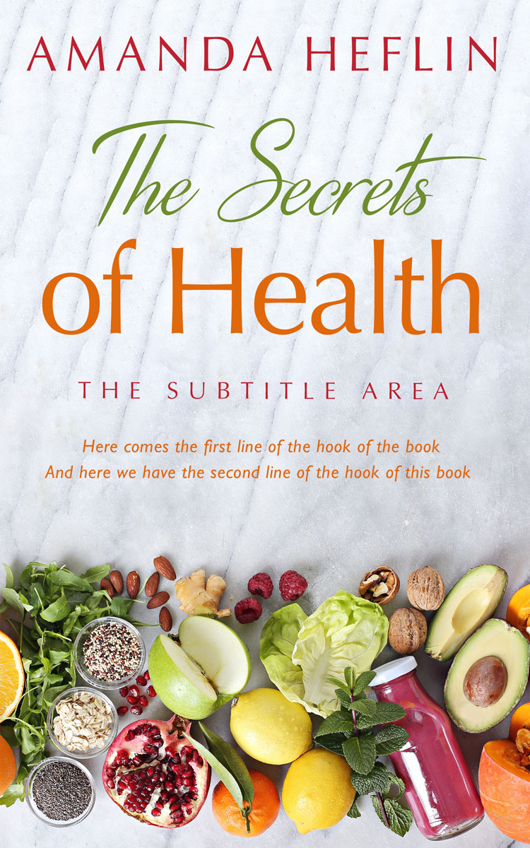 2D view of Black Haze #10680 - Premade Health & Dieting & Fitness Book Cover