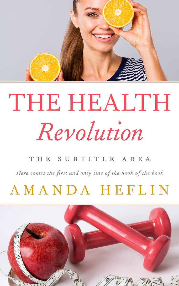 2D view of Wafer #10687 - Premade Health & Mind & Body Book Cover