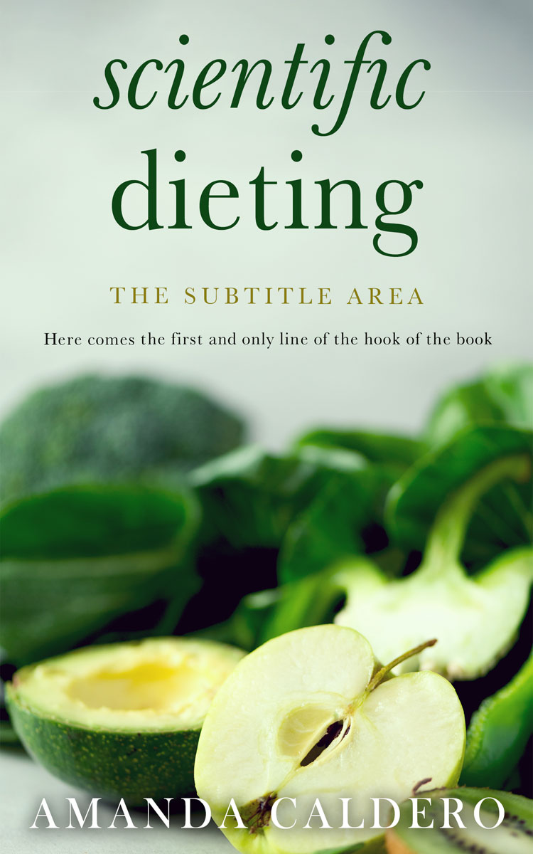 2D view of Mallard #10700 - Premade Health & Dieting & Fitness Book Cover