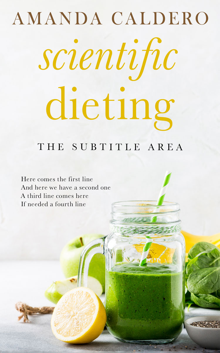 2D view of Desert Storm #10702 - Premade Health & Dieting & Fitness Book Cover