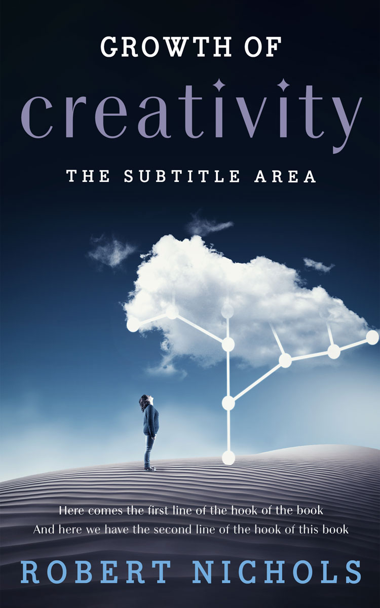 2D view of Premade Business Book Cover - Heather