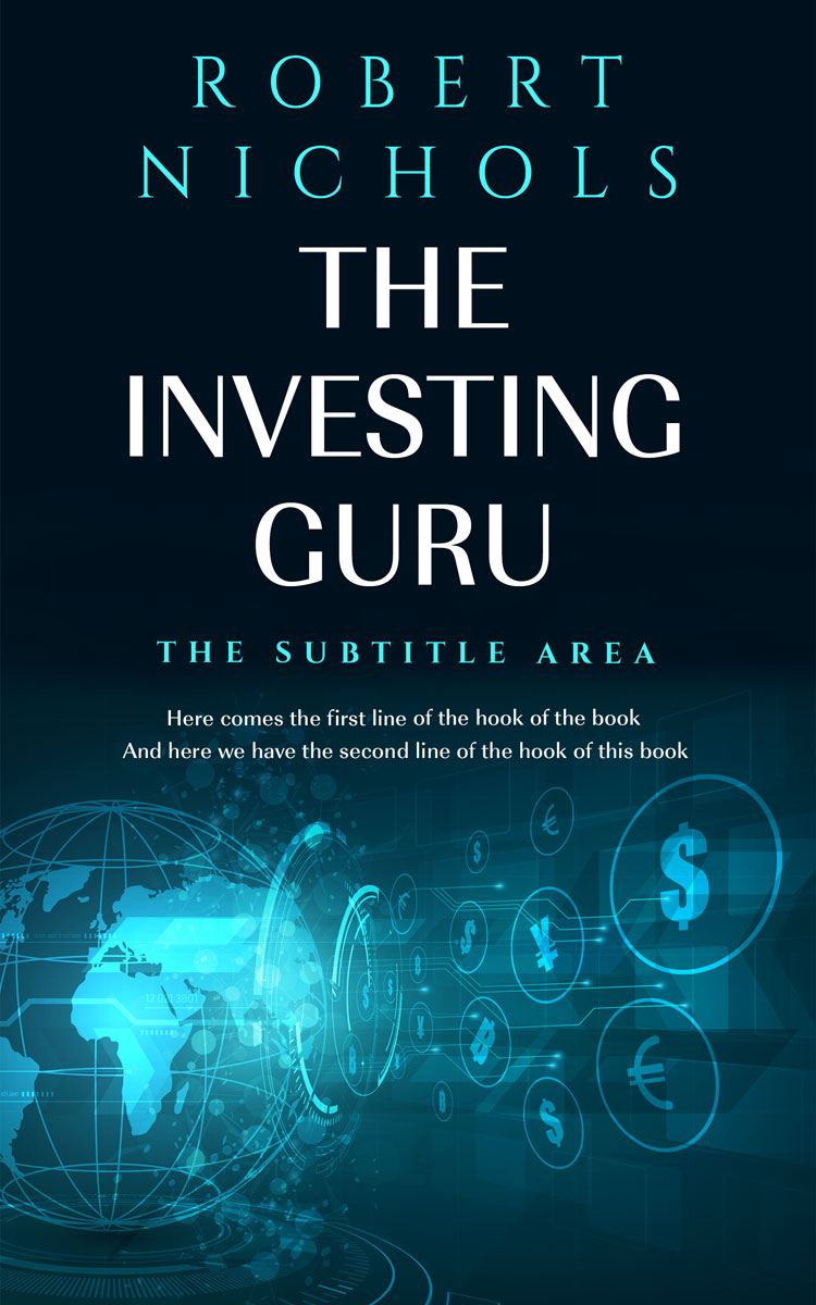 2D view of Premade Business Book Cover - Black Pearl