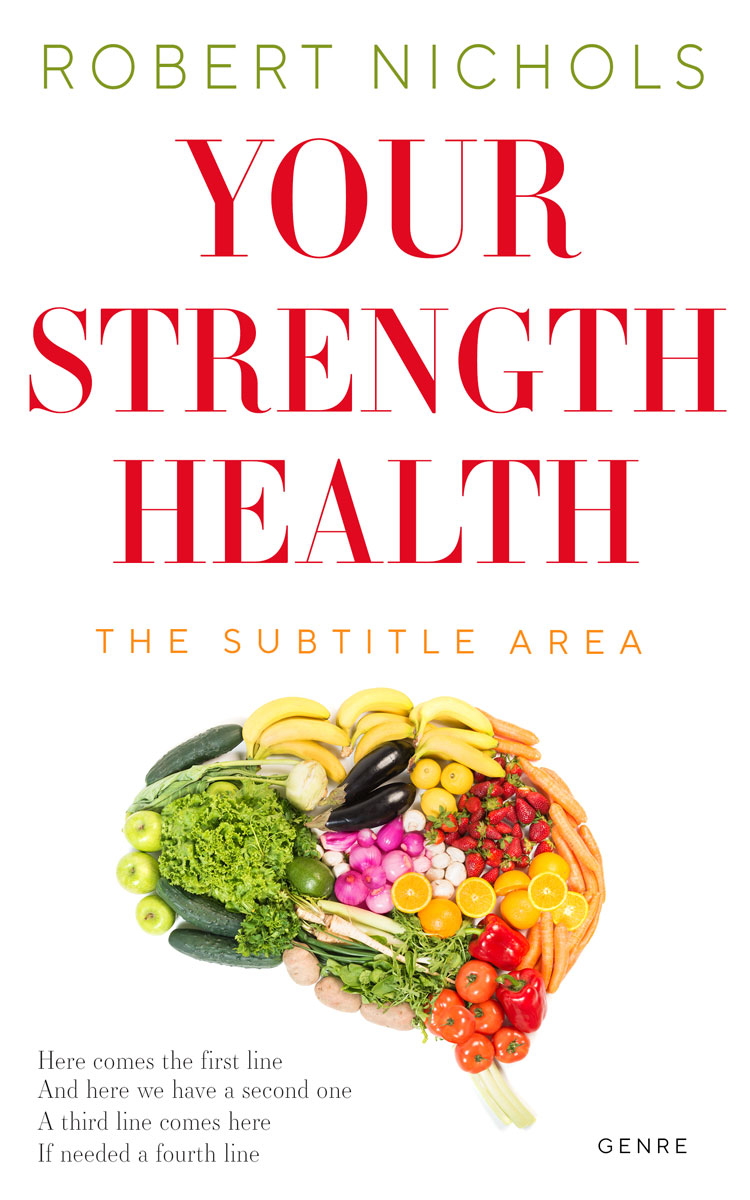 2D view of Almond #10774 - Premade Health & Dieting & Fitness Book Cover