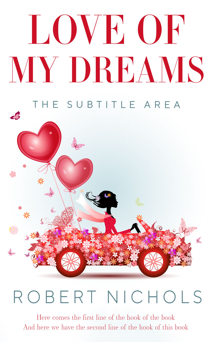 2D view of Premade Romance Book Cover - Bon Jour