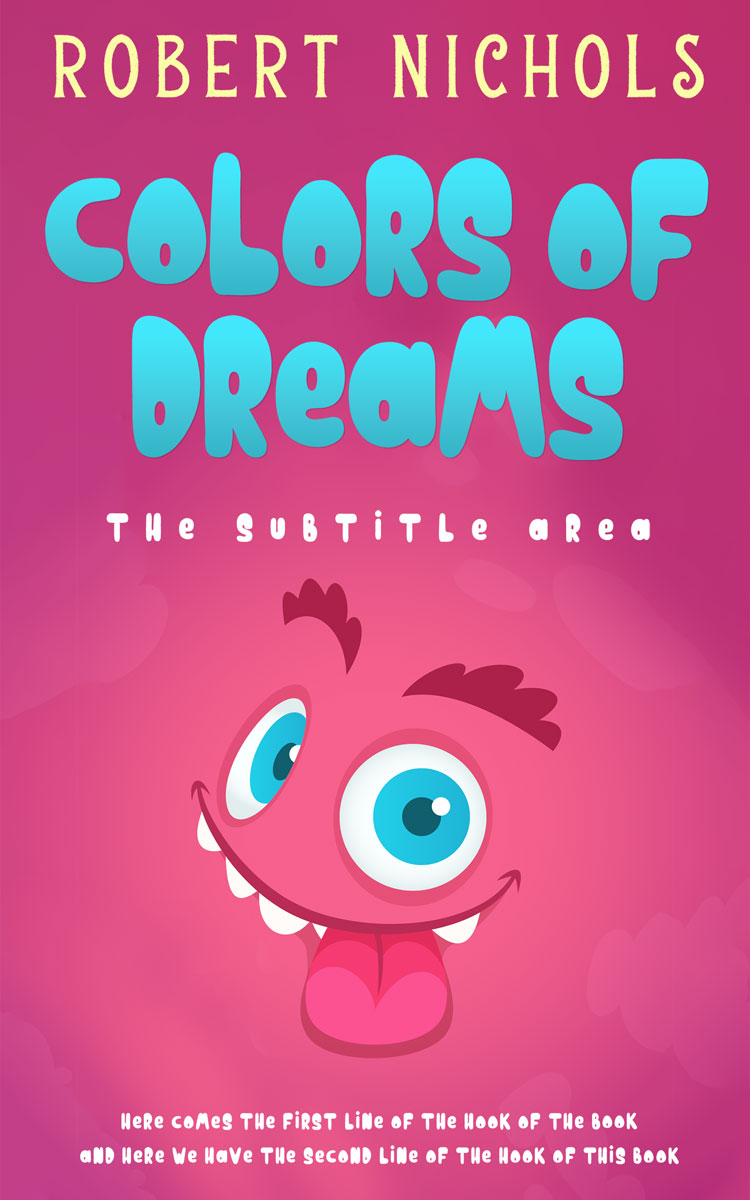 2D view of Premade Horror Book Cover - Cabaret