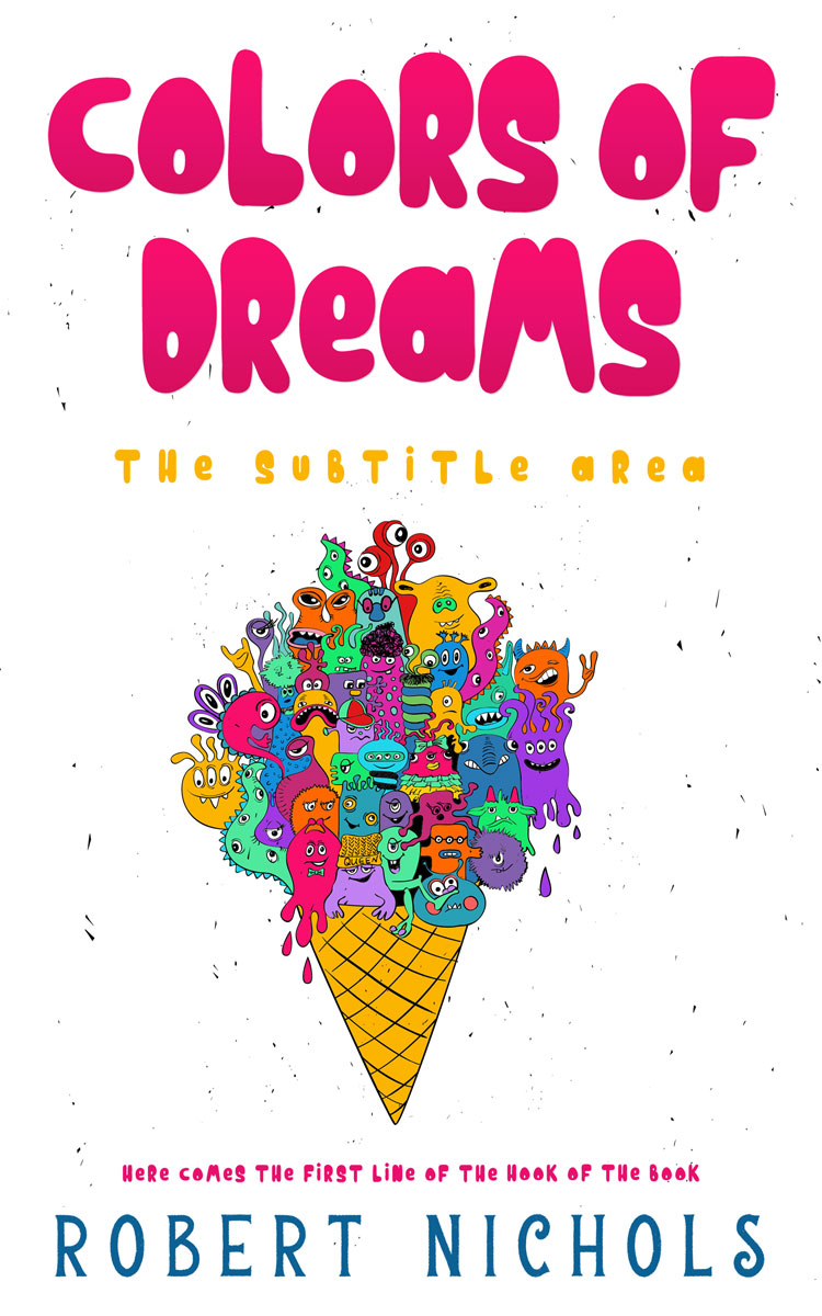 2D view of Paradiso #10820 - Premade Surreal Book Cover | BookCoverZone