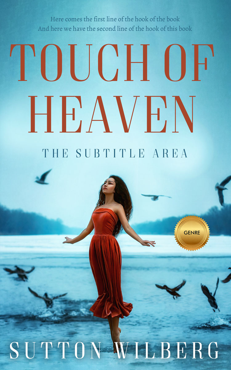 2D view of Bermuda #10854 - Premade Romance Book Cover