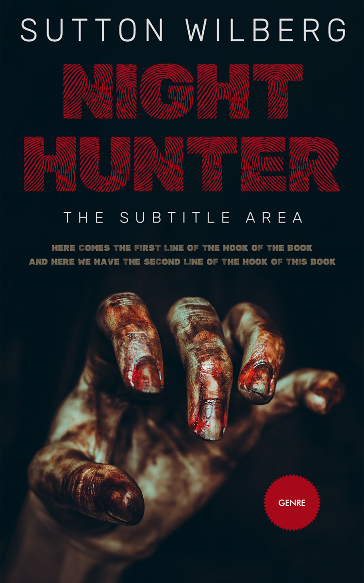 2D view of Bunker #10903 - Premade Mystery & Thriller & Suspense Book Cover