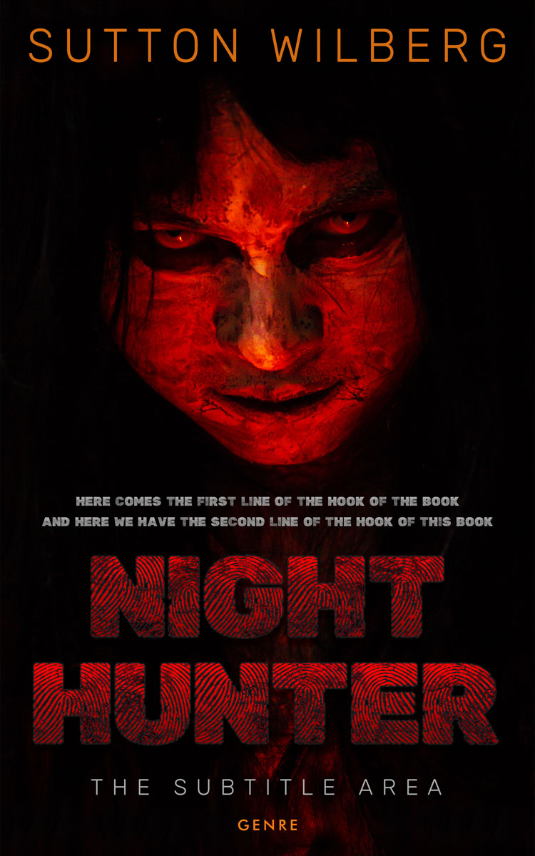 2D view of Premade Horror Book Cover - Tabasco