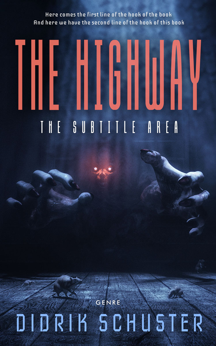 2D view of Mirage #10921 - Premade Horror Book Cover