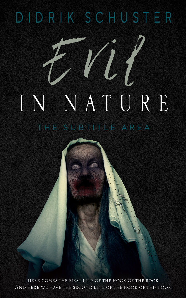 2D view of Premade Horror Book Cover - Woodsmoke