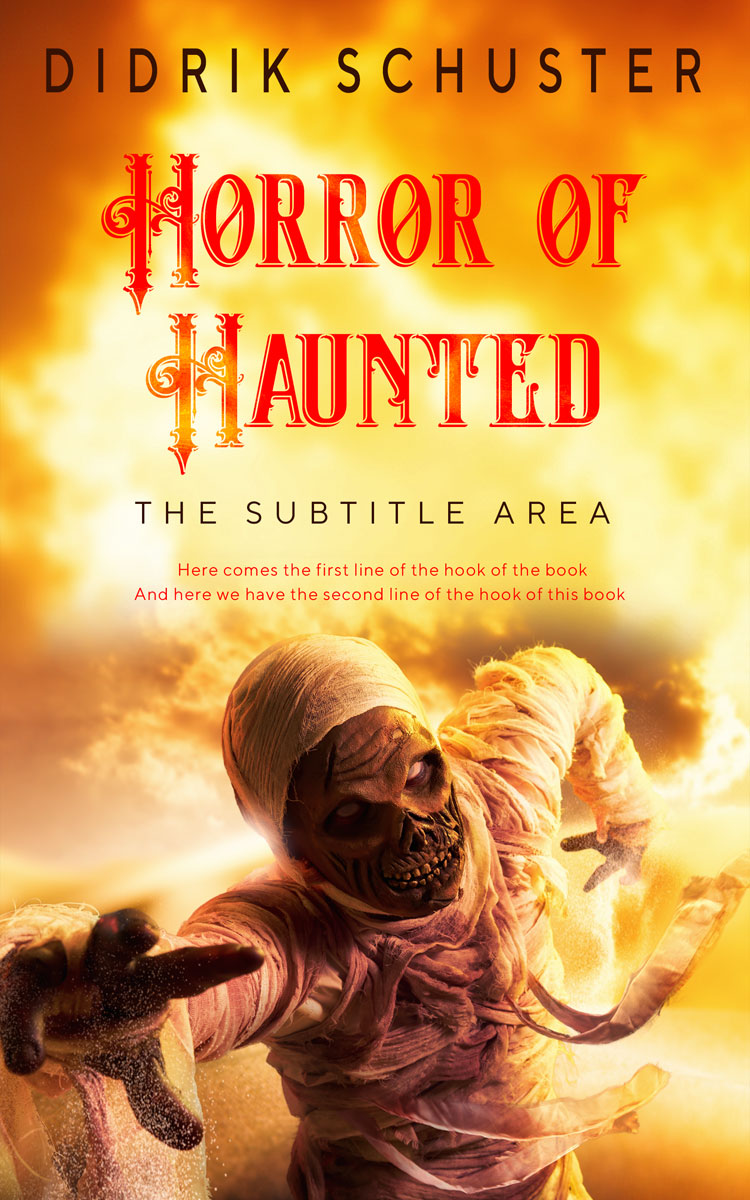 2D view of Tulip Tree #10942 - Premade Horror Book Cover