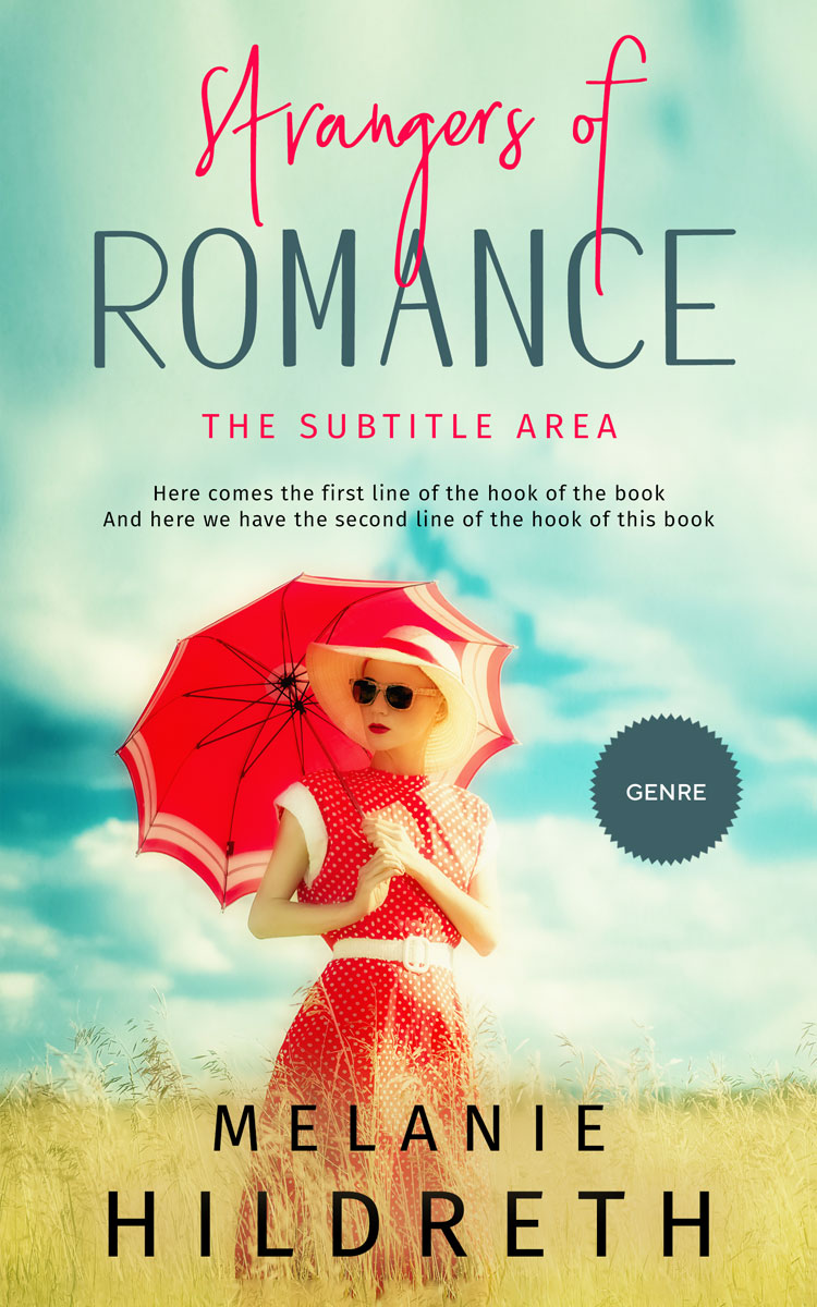 2D view of Premade Romance Book Cover - Skeptic