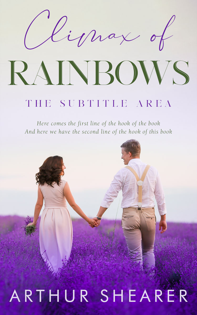 2D view of Honey Flower #11012 - Premade Romance Book Cover