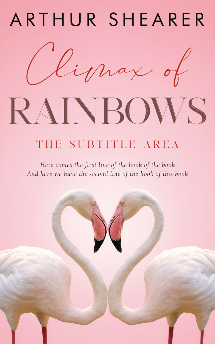 2D view of Premade Romance Book Cover - Beauty Bush