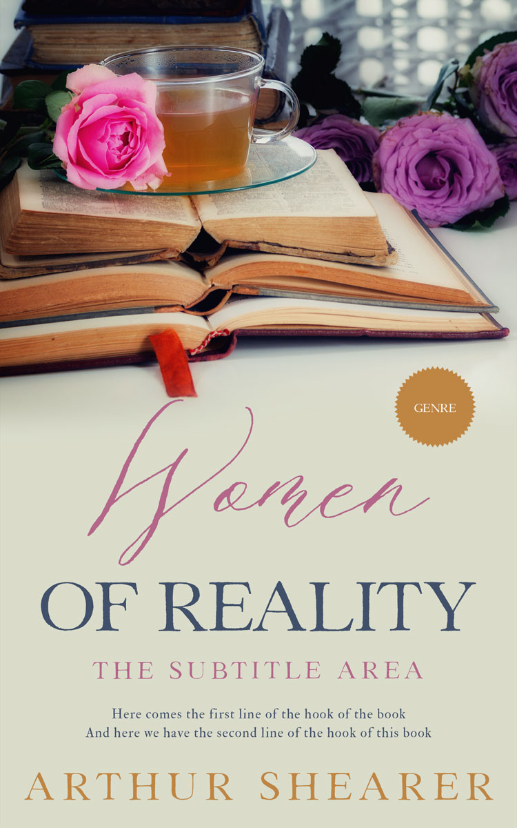 2D view of Swirl #11022 - Premade Poetry Book Cover