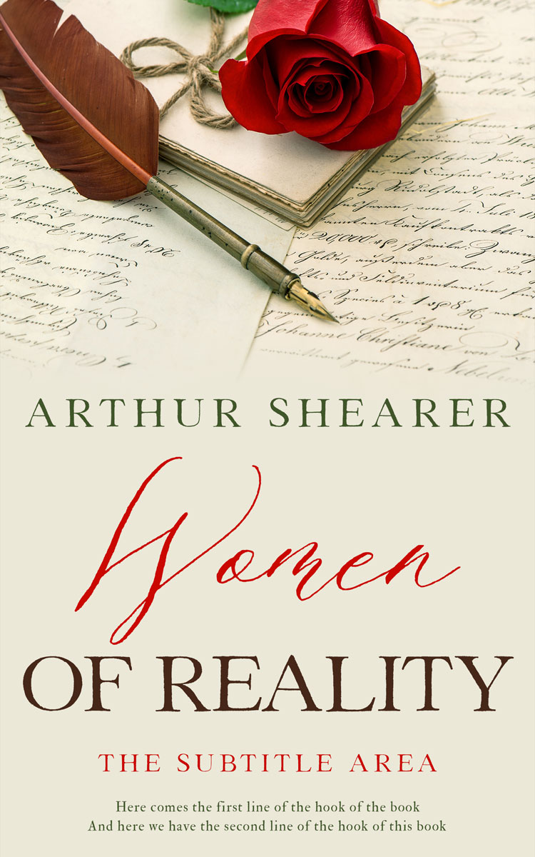 2D view of White Rock #11027 - Premade Romance Book Cover